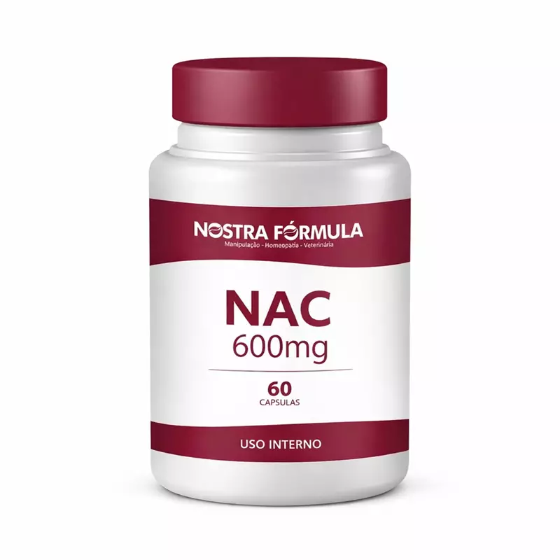 Nac 600mg 60 Cápsulas